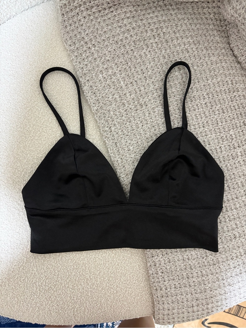 Black Bralette Crop Top